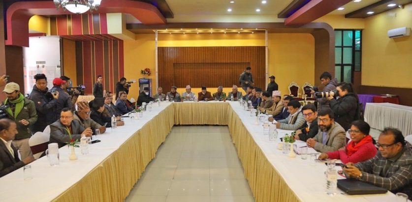 कांग्रेसको शेखर – गगन पक्षको भेला सुरु