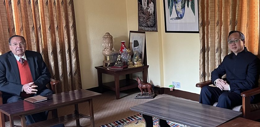 पूर्वप्रधानमन्त्री खनाल र चिनियाँ राजदूतबीच सुमधुर भेटघाट