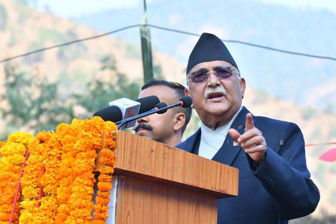 एमालेले एकल बहुमत नल्याए देश विकास हुनै सक्दैन : ओली