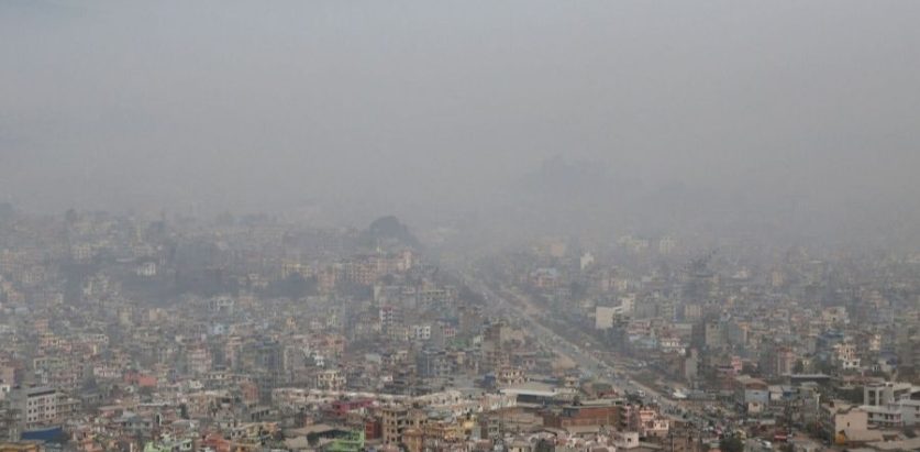 फेरि बढ्याे काठमाडौँकाे वायु प्रदूषण