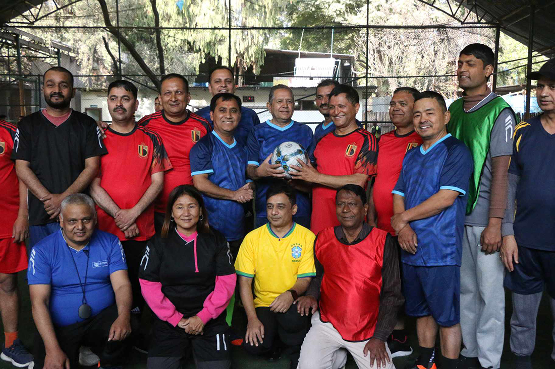 फुटसल प्रतियोगितामा प्रतिनिधिसभाको टोली विजयी