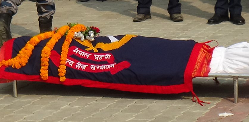 संखुवासभामा प्रहरी हवल्दार मृत फेला