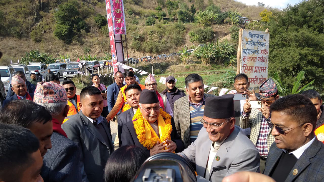 एमालेको संकल्पयात्रा जारी