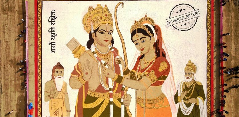 सीता–रामको स्वयंवर प्रतिमामा ८५ क्वीन्टल अन्नको प्रयोग