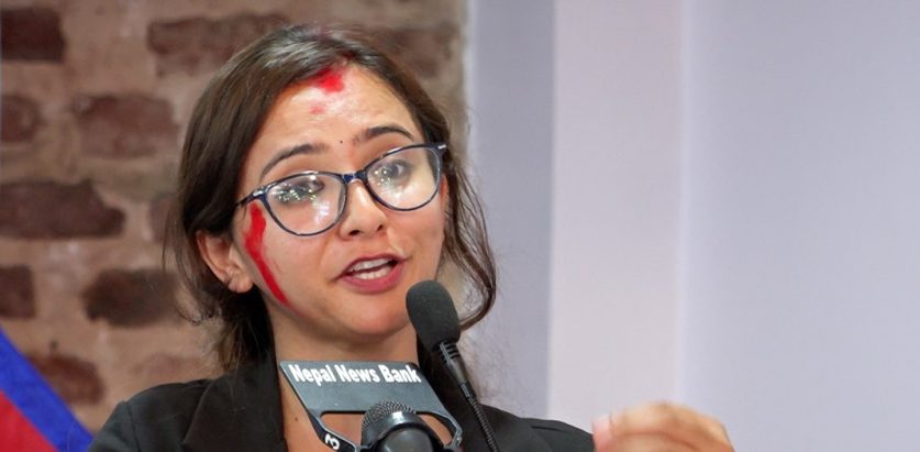 एनसेल काण्डमा सरकार किन मौन छ भन्दै तोसिमाले थर्काइन्