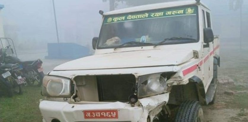 बोलेरोले मोटरसाइकललाई ठक्कर दिँदा चालकको मृत्यु