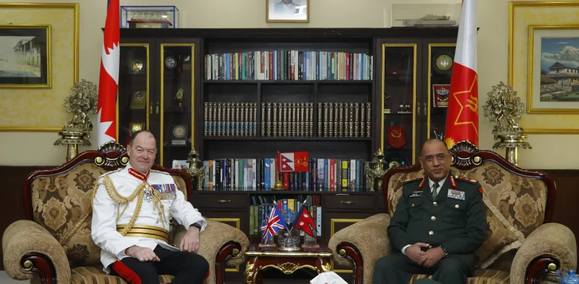 प्रधान सेनापति शर्मा तथा बेलायती सेना प्रमुखबिच भेटवार्ता