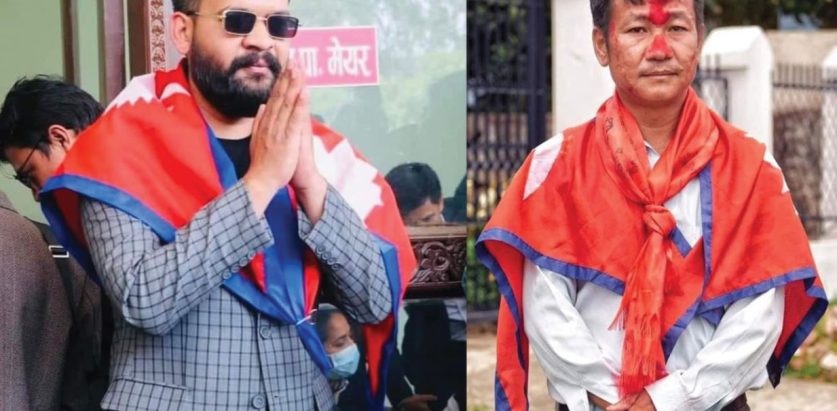 हर्कको निम्तामा धरान पुगे काठमाडौका मेयर बालेन