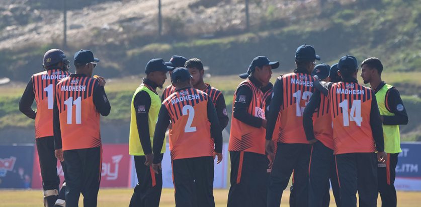 पीएम कप: एपीएफमाथि मधेश प्रदेश ५ विकेटले विजयी