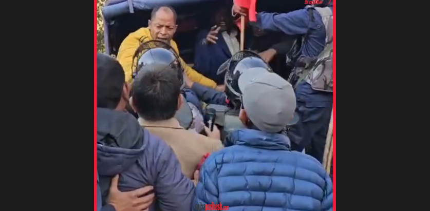 भन्सार विभाग घेराउका क्रममा प्रभु साह नेतृत्वको आम जनता पार्टीका ७ नेता कार्यकर्ता पक्राउ