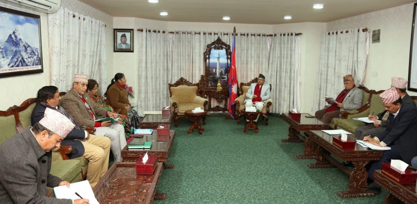 संसद् बैठक ‘क्यालेन्डर’ बनाएर सञ्चालन गर्न समितिका सभापतिसँग छलफल