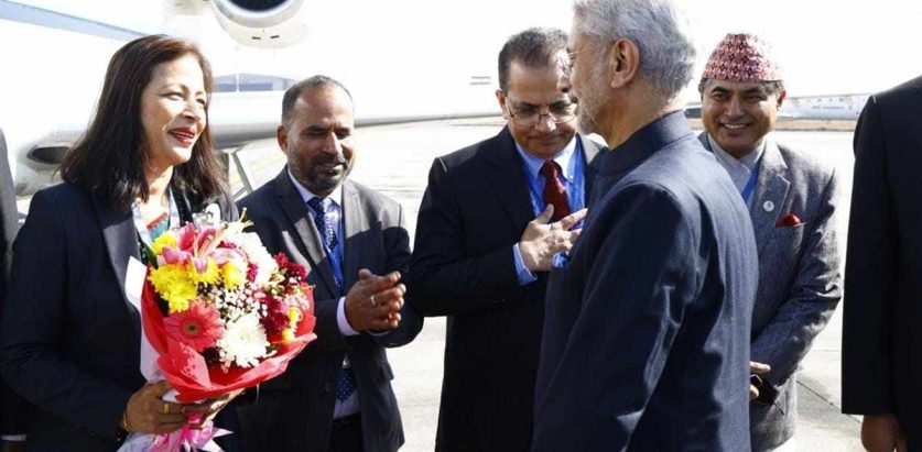 भारतीय विदेशमन्त्री जयशंकर स्वदेश फिर्ता