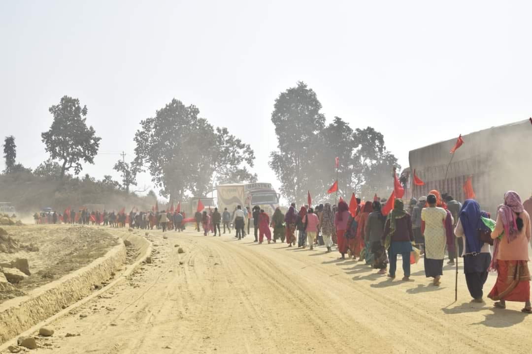 आन्दोलनका लागि हिँडेरै काठमाडौँ आइपुगे देशभरका मिटरब्याजी पीडित