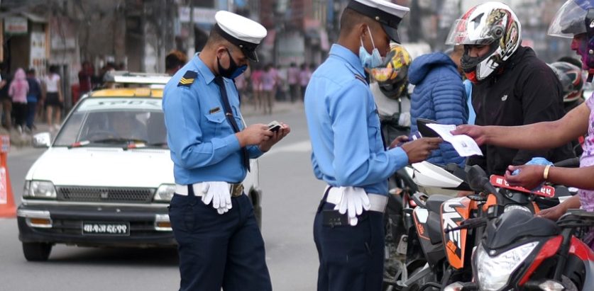 मापसे गरी सवारी चलाउने ३९ हजारभन्दा बढी कारबाहीमा