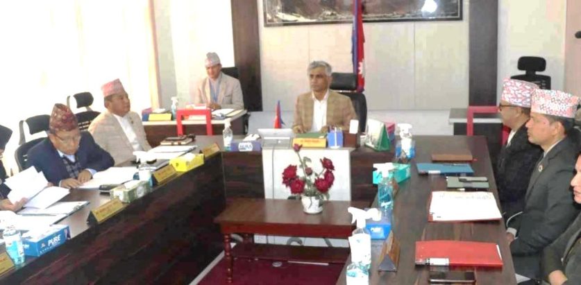 स्थानीय निकायको प्रशासकीय भवन सार्न कोशी सरकारद्वारा सिफारिस