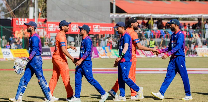 नेपाल नेदरल्यान्ड्ससँग ४ विकेटले पराजित