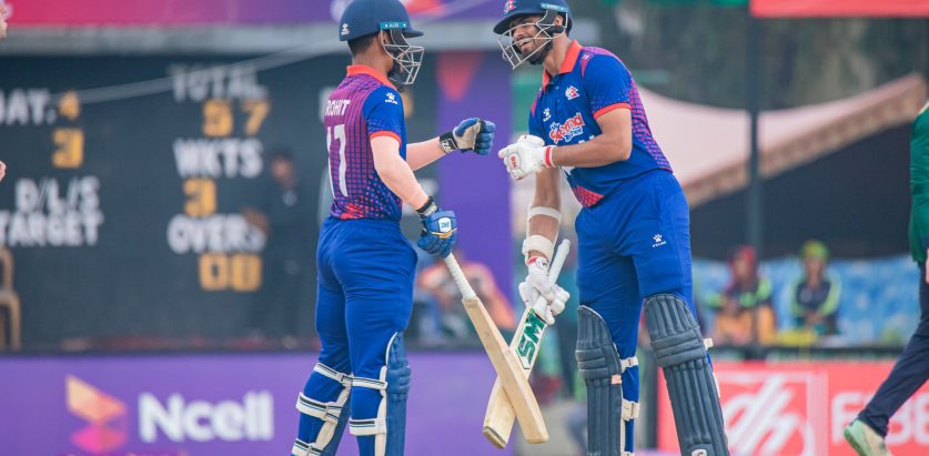 नेपालले आयरल्याण्ड ‘ए’ लाई दियो १९९ रनको चुनौतीपूर्ण लक्ष्य