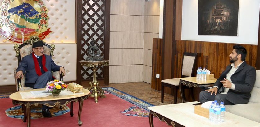 गृहमन्त्री माग्दै बालुवाटार पुगे रवि लामिछाने