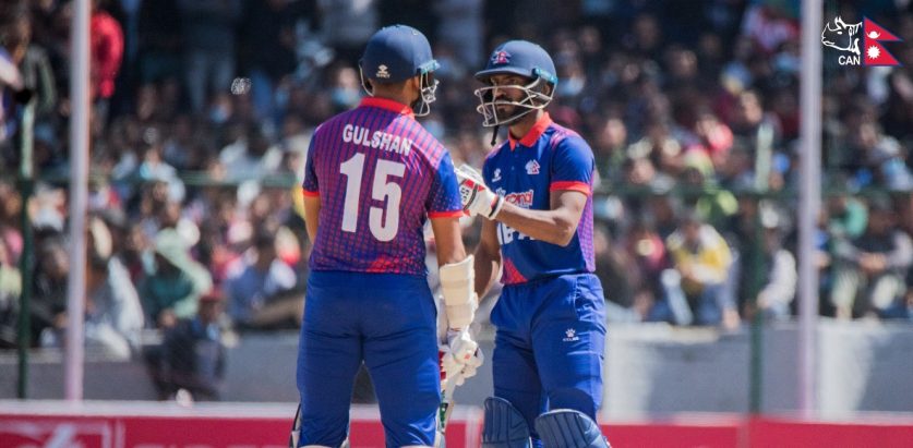 नेपालको पहिलो विकेट गुम्यो, आशिफ शेख आउट