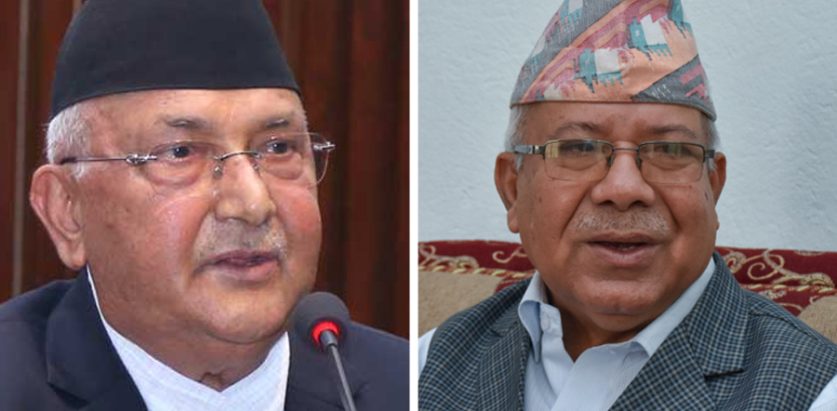 माधव नेपाललाई ओलीको फोन: अब मिलेर जानुपर्छ