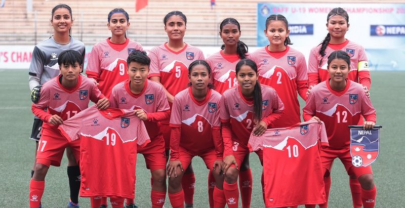 १६ वर्षमुनिको महिला साफ च्याम्पियनशिप : नेपालले आज भारतसँग खेल्दै