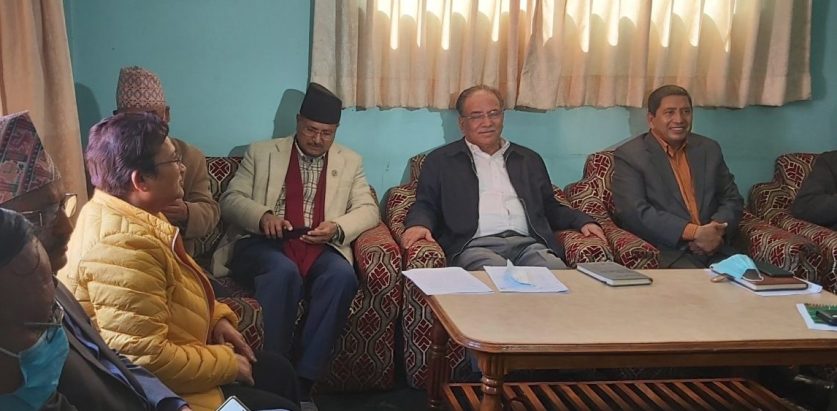 अस्पतालमा भर्ना भएका महराको विषयमा बसेको माओवादी बैठक निस्कर्ष विहिन