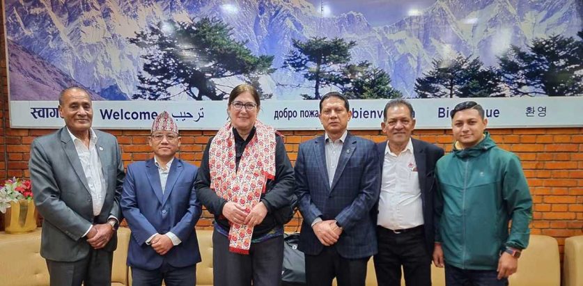 वर्ल्ड ट्रायथलन अध्यक्ष काठमाडौंमा