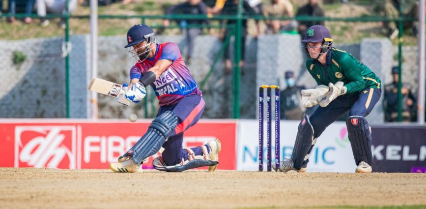 नेपालले आयरल्यान्डलाई दियो २१४ रनको विजयी लक्ष्य