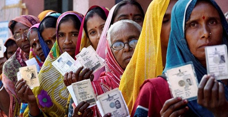 भारतमा लोकसभाको दोस्रो चरणको मतदान जारी