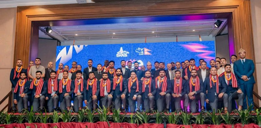 बिश्वकप खेल्ने नेपाली क्रीकेट टोलीको बिदाइ