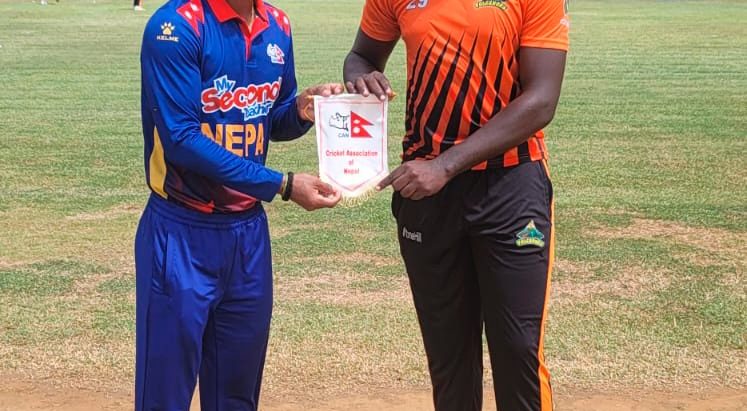 विनवार्ड्सविरूद्धको पहिलो अभ्यासमा नेपाल ४ विकेटले विजयी