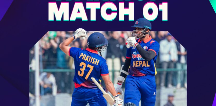 आईसीसी टी–२० विश्वकप : वार्म अप खेलमा नेपाल क्यानडासँग ६३ रनले पराजित