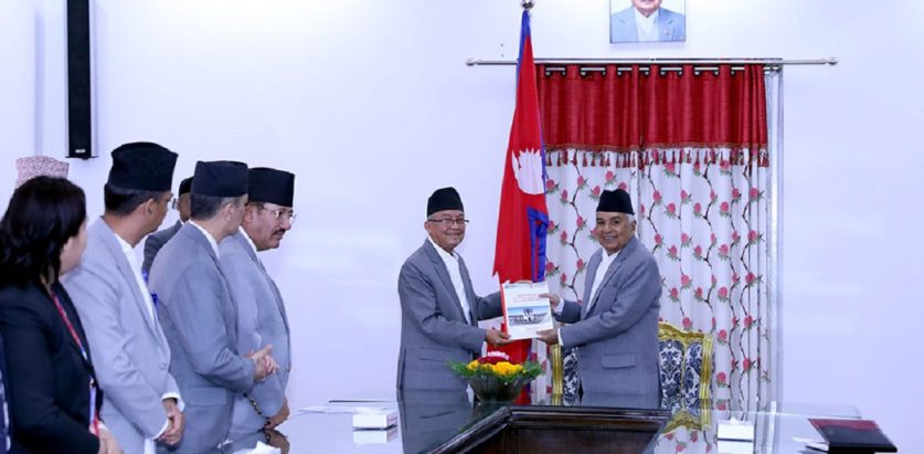 राष्ट्रपति पौडेलसमक्ष उपनिर्वाचनको प्रतिवेदन पेश