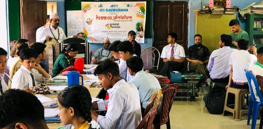 दुर्ब्यशन विरुद्ध रङ्गभर्दै गौरादह जेसीज