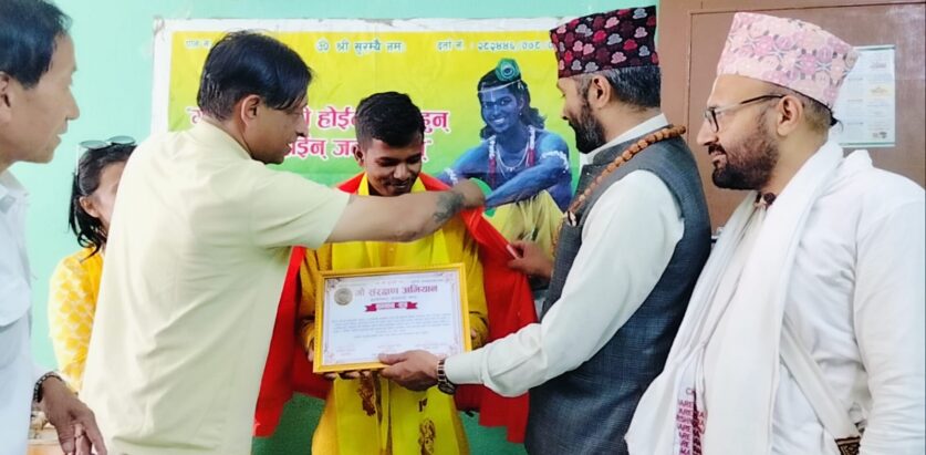 सुनसरीका पत्रकार यादव सम्मानित