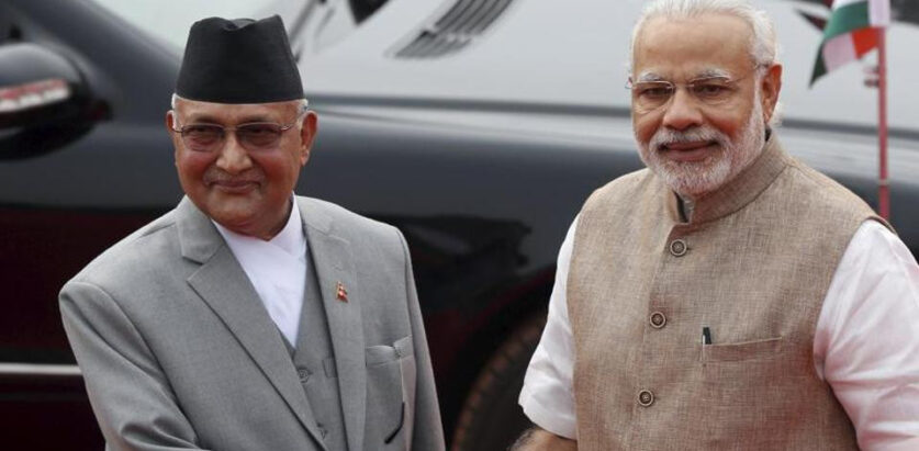 प्रधानमन्त्री ओलीलाई भारतीय प्रधानमन्त्री मोदीको बधाई