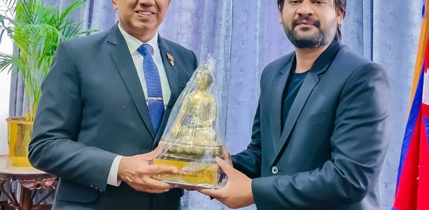 बालेनसँग श्रीलंकाका राजदूत पाथिरानाको शिष्टाचार भेट