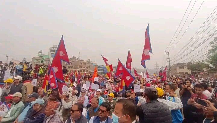 राप्रपाको बल्खु सभामा होहल्ला गर्दा दुई जना पक्राउ